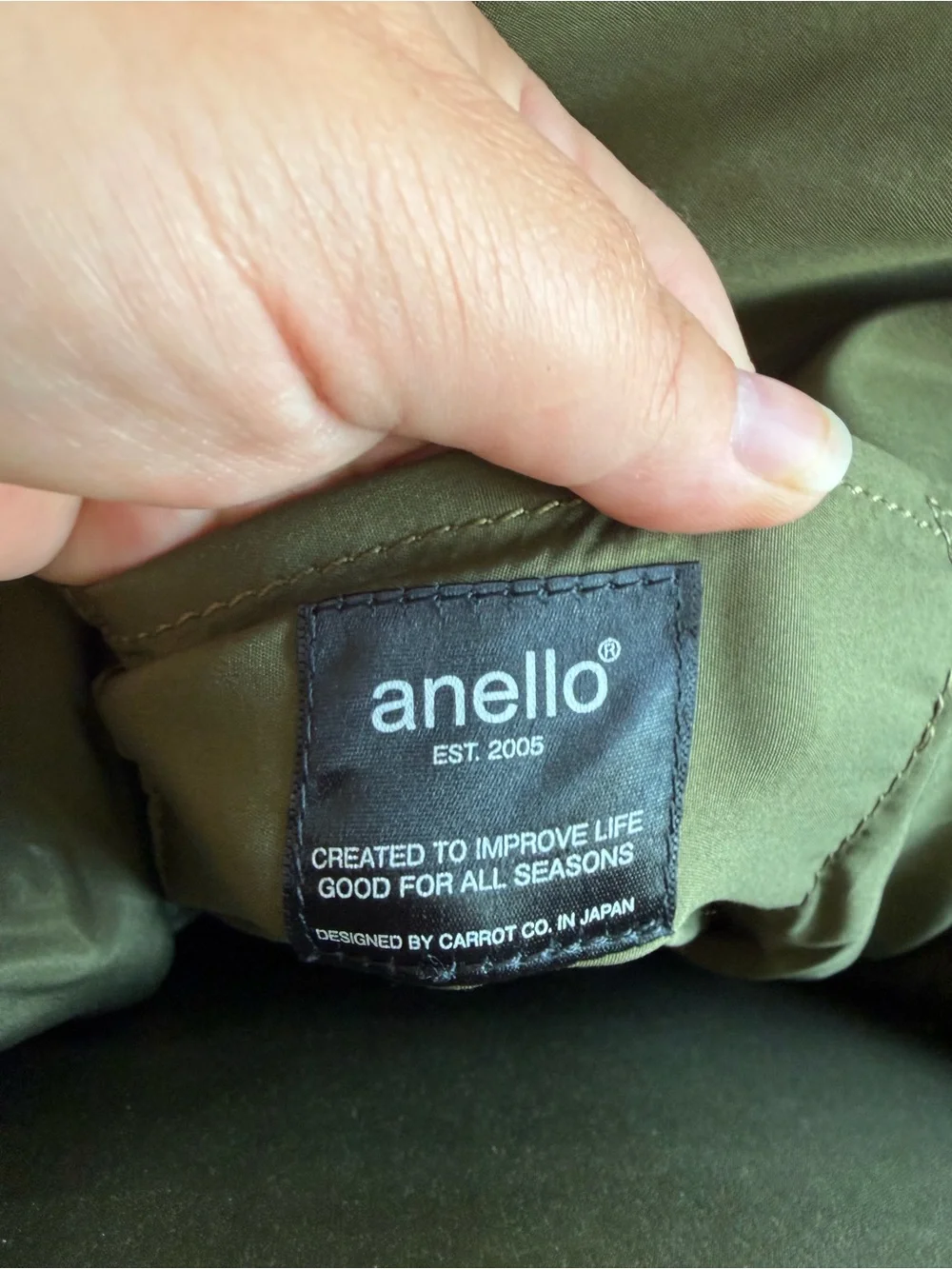 Anello Designed in Japan Smooth Leather Backpack Laptop Storage